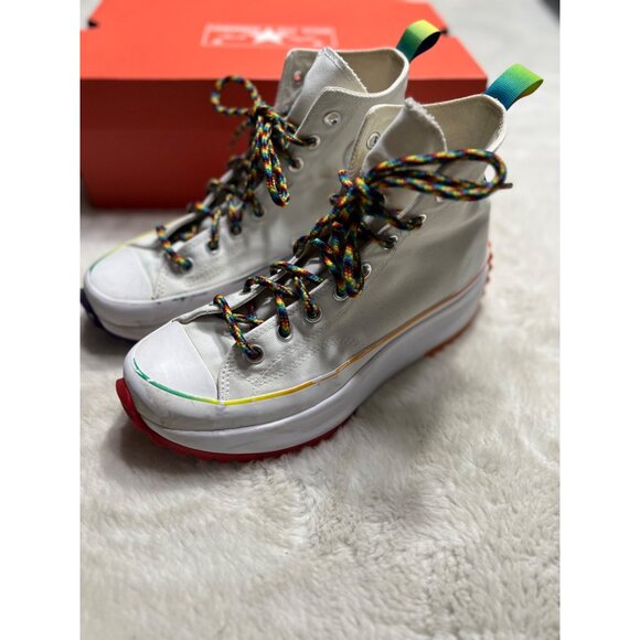 Converse Chuck Taylor Run Star Hije Hi High sneaker women size 10.5 or mens size - Picture 8 of 11